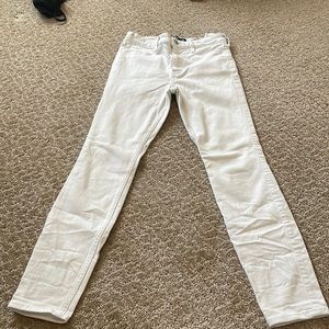 White high rise jeans